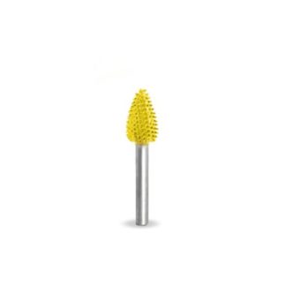 SABURR-TOOTH 1/8" Shank<P>Flame 1/4" x 1/2" Fine