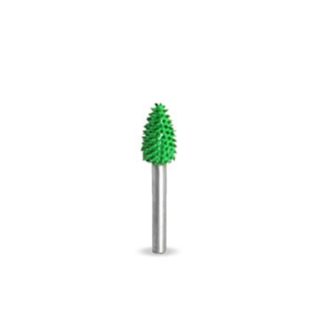 SABURR-TOOTH 1/8" Shank<P>Flame 1/4" x 1/2" Coarse