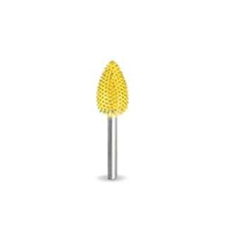 SABURR-TOOTH 1/8" Shank<P>Flame 3/8" x 1/2" Fine