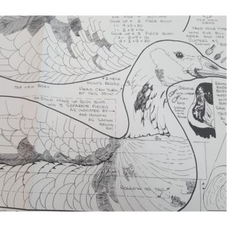 Canada Goose-Swimmer, Decoy, Life #208