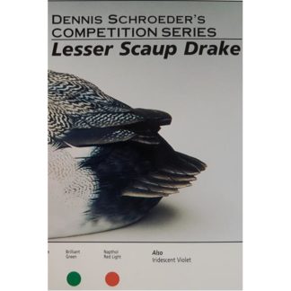 LESSER SCAUP DRAKE COLOR CARD