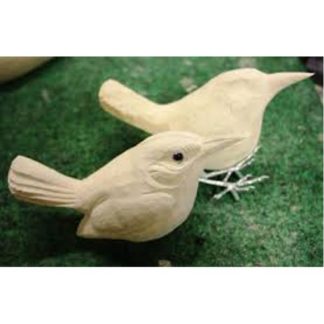 Wren Tupelo Rough-Out Head turned
