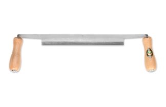 DRAWKNIFE Two Cherries - STRAIGHT 250MM 10" cutting edge, 17 1/2" overall