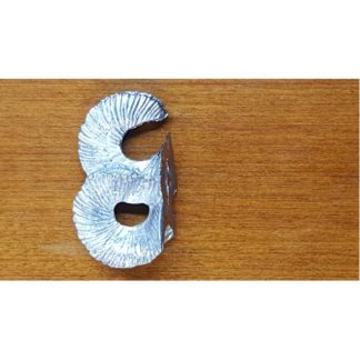 Mallard curl pair Pewter study cast