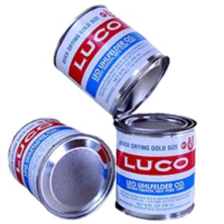 GOLD SIZE LUCO fast drying 1/4pt / 04oz