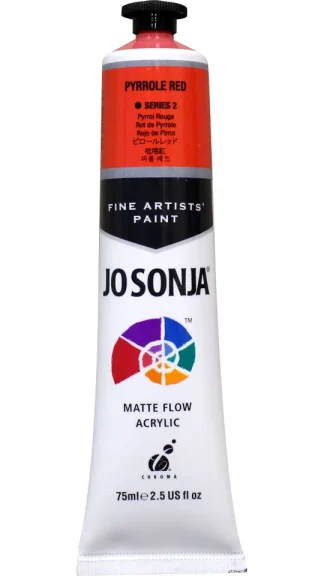 Pyrrole Red, Jo Sonja 2.5 OZ Tube