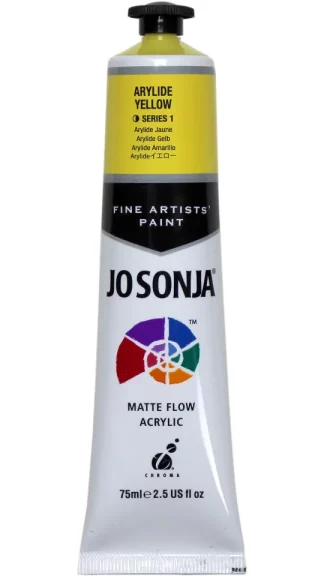 Arylide Yellow, Jo Sonja 2.5 OZ Tube