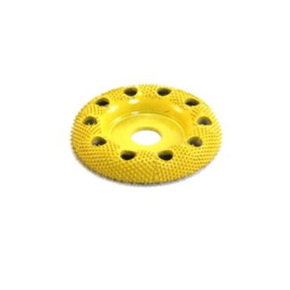 Saburr-Tooth 2" Donut Wheel Round Face W/ Holes Fine Grit)