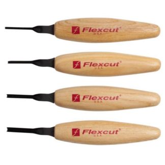 Flexcut MT600 45 deg. Parting Micro Tool Set
