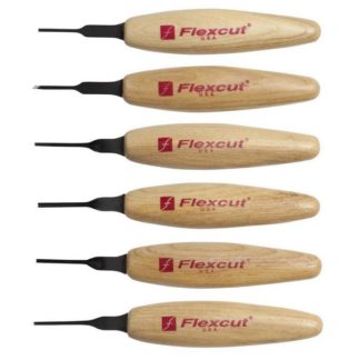 Flexcut MT910 1.5mm Mixed Profile Micro Tool Set