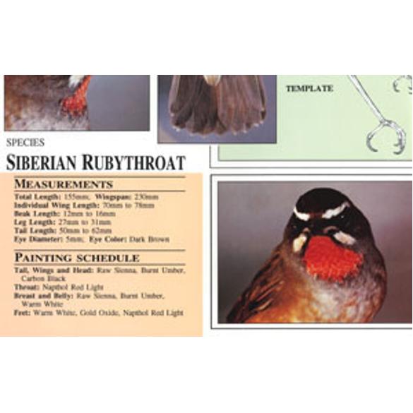 Harou Uchiyama Songbird Patterns Siberian Ruby-Throat