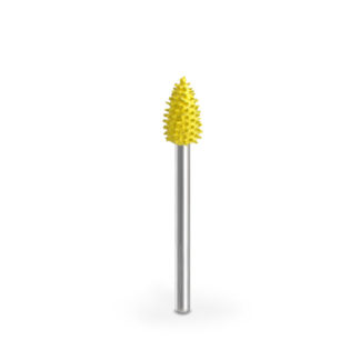 Saburr Tooth 3/32" Shank Flame 1/8" Fine Grit)
