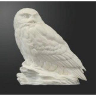 Owl, Snowy Resin cast Jerry Simchuk