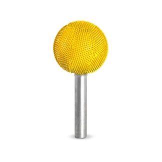 SABURR-TOOTH 1/4" Shank, <P>Sphere 1" X 1" Fine