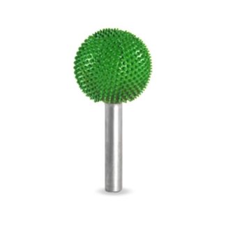 SABURR-TOOTH 1/4" Shank, <P>Sphere 1" x 1" Coarse