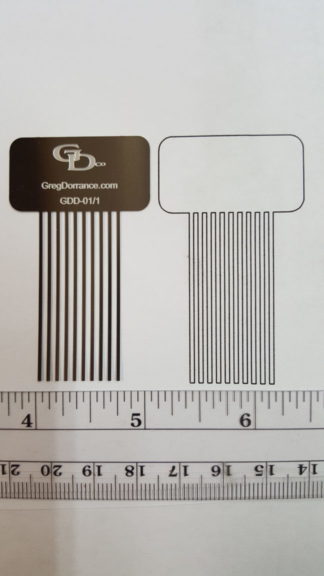 Texturing Combs 2 ps Set for Decoys