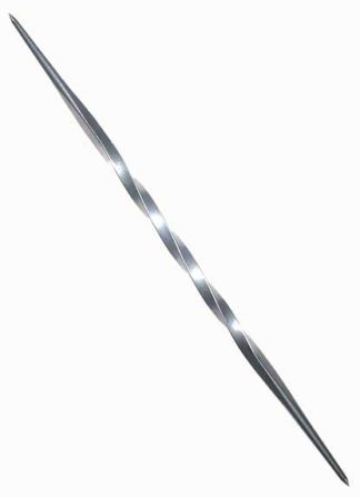 Twisted double end etching needle