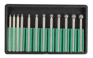 Diamond 12 Piece Ball Set 1/8" shank