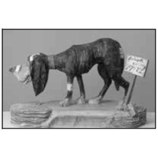 Basswood Cutout - Cat Killer by Tom Wolfe 5” L x 4 ¾” H