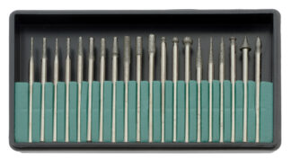 Diamond 20 Piece Bur Set 3/32 shank