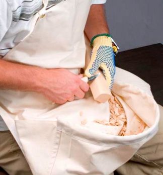 Apron - Wood carvers Pouch Apron w/plastic insert
