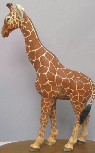 Basswood Rough-out Giraffe 11" Tall by Jim Wilsford