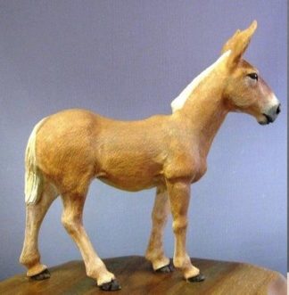 Basswood Rough-out Mule <P>6¾" T x 7"L x 2" W by Jim Wilsford