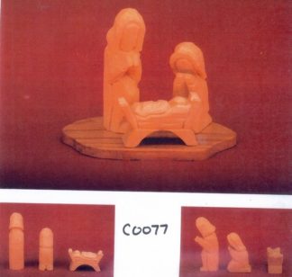 Basswood Cutout - Nativity Scene 3 ps set