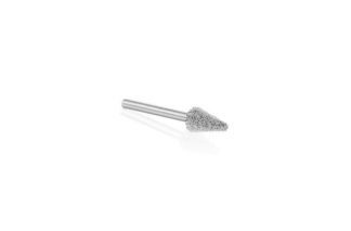 1/8" Shank Kutzall Coarse Silver Carbide - Taper 1/4" x 1/2" KUT-4E