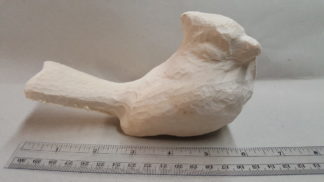 Cardinal Bass Wood Rough out Head turned