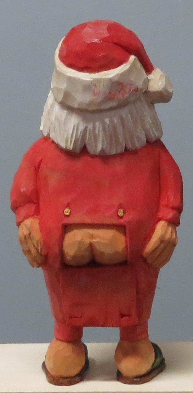 Basswood Rough-out- Gary Falin Bedtime Santas ‘Long Johns’ - Image 3
