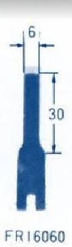 Automach Blade for WH-6 head #FR16060 6mm / 1/4"