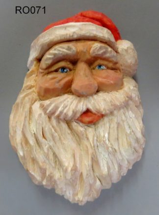 Basswood Rough-out- Santa Ornament by Wayne Shinlever Approx.<P> 3 ¾” T x 2 ½” W x 1 ½” Thick.
