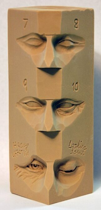 Eye Carving Study Stick by Dylan Goodson