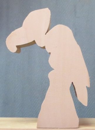 Cutout Basswood Buzzard 5 1⁄2" T