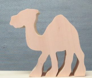 Cutout Basswood Carlton the Camel - 5" L x 4 1⁄2" H