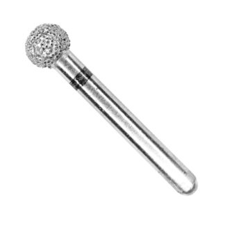 Gourd Burs 1/8" Shank Diamond Ball 1/4"-- Coarse