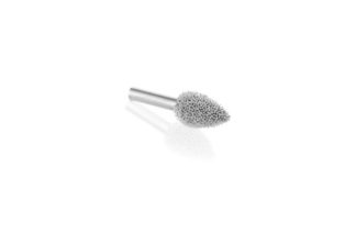 Kutzall 1/4" Shank original Silver Coarse- 1/2" x 1" Flame FL12S