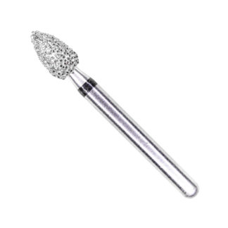 Gourd Burs 1/8" Shank Diamond Flame 1/4" x 3/8"-- Coarse
