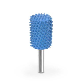SABURR-TOOTH 1/4" Shank, Cylinder 3/4" x 1-1/4" Supreme 125 Grit-Blue