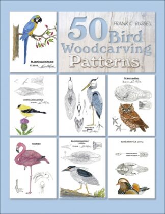 50 Bird Woodcarving Patterns Frank C. Russell