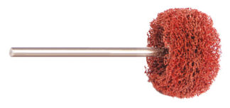 Abrasive Finishing Wheel - Coarse Grit Lt Red