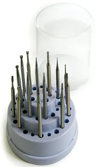 AK210 Miniature Carbide Kit, 14-Pc Assorted Shapes, 2.35mm (3/32″) shank