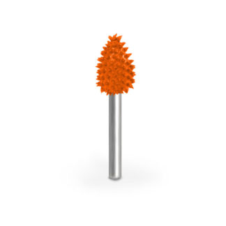SABURR-TOOTH 1/8" Shank Flame 3/8" (Ex-Coarse Grit)