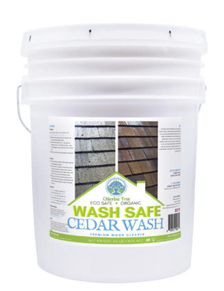 CEDAR WASH Eco-Safe and Organic Wood Cleaner 40 lb.