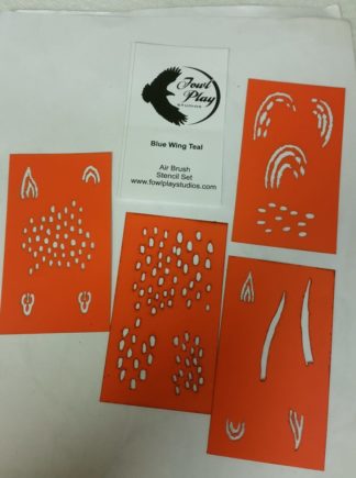 Blue Wing Teal Painting Stencils