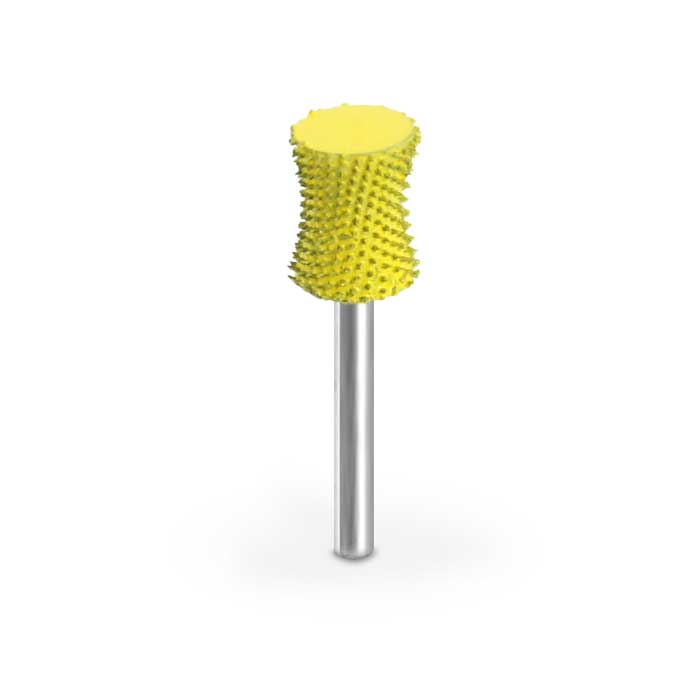 SABURR-TOOTH 1/8" Shank Concave Safe End 3/8" (Fine Grit)