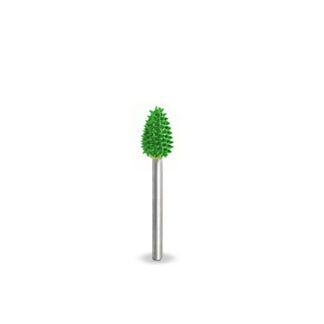 Saburr Tooth 3/32" Shank Flame 1/4" (Coarse Grit)