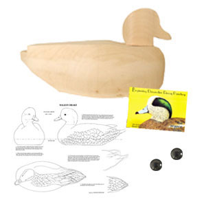 Woodcarving Kits, by Dennis Schroeder, Waterfowl, Tupelo Wood