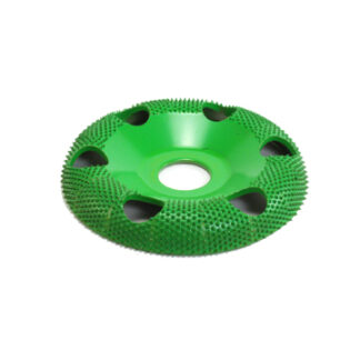 Saburr-Tooth 4" Donut Wheel 5/8" bore See Thru Round Face Coarse